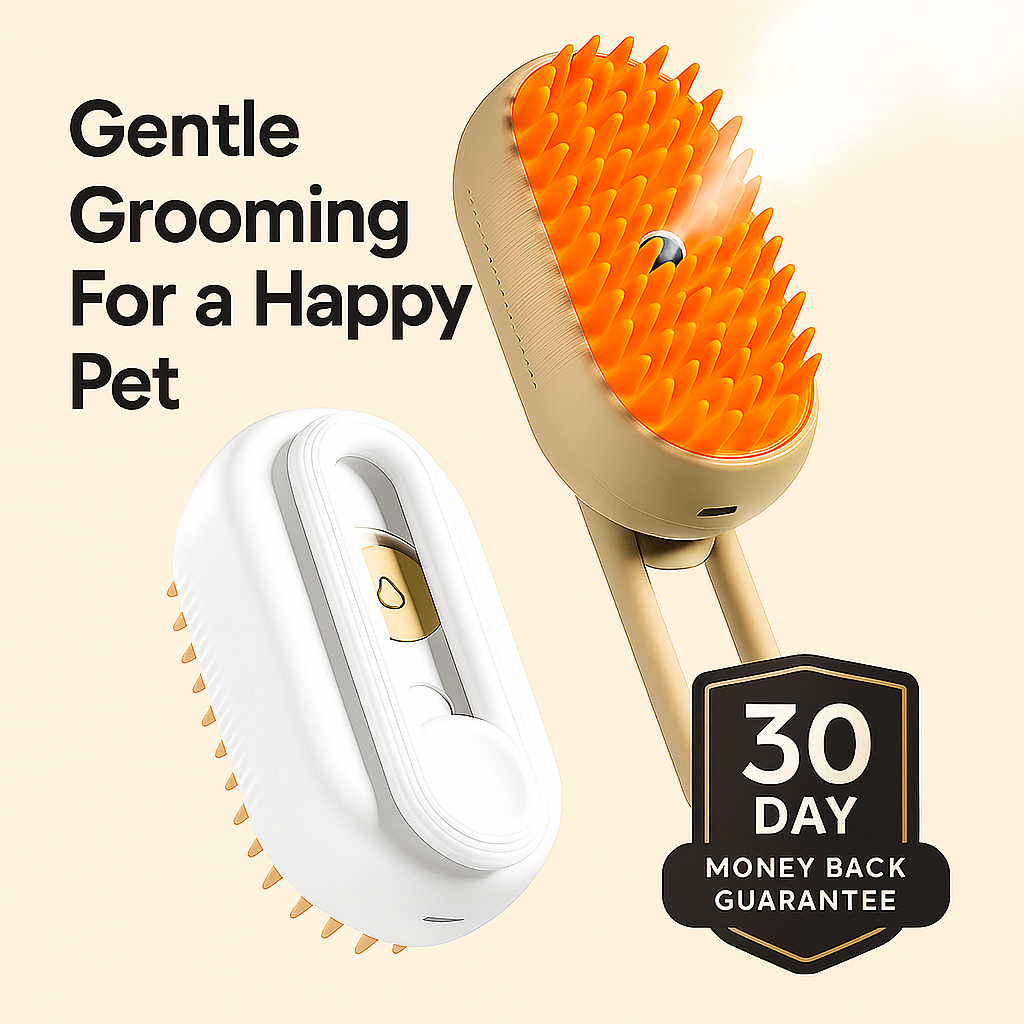 Brizae - SteamClean Pet Brush
