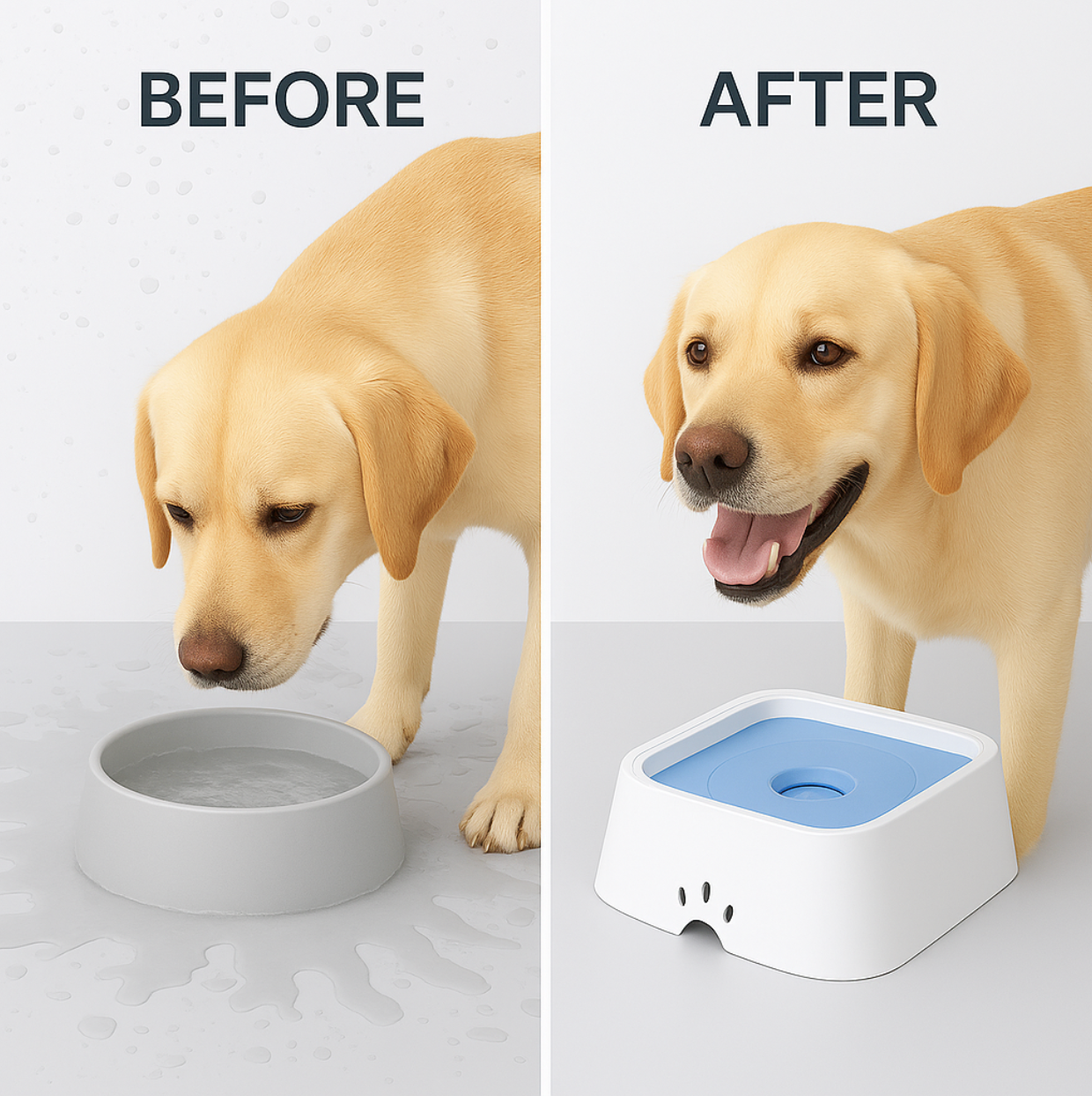 Brizae - SipSafe Water Bowl (Blue)